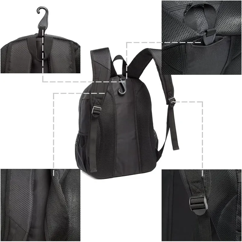 Hot Selling Football Pattern Sports Waterproof Softball Baseball Backpack Hockey Backpack