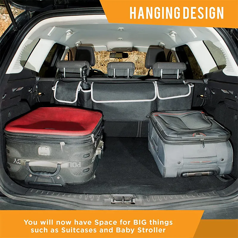 Factory Customized Car Trunk Storage Bag Rear Seat Suspension Storage Waterproof Folding Storage Bag
