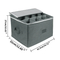 Wine Glass Storage Bag Foldable High Legged Wine Glass Storage Cooler Bag
