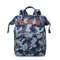 Trendy Wave Pattern Mommy Bag Large Capacity Lightweight Baby Diaper Backpack