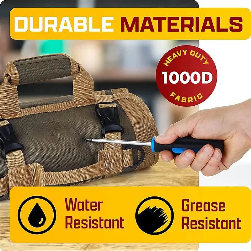High Quality Wear-Resistant and Lightweight Tool Storage Roll Bag Tool Storage Handbag