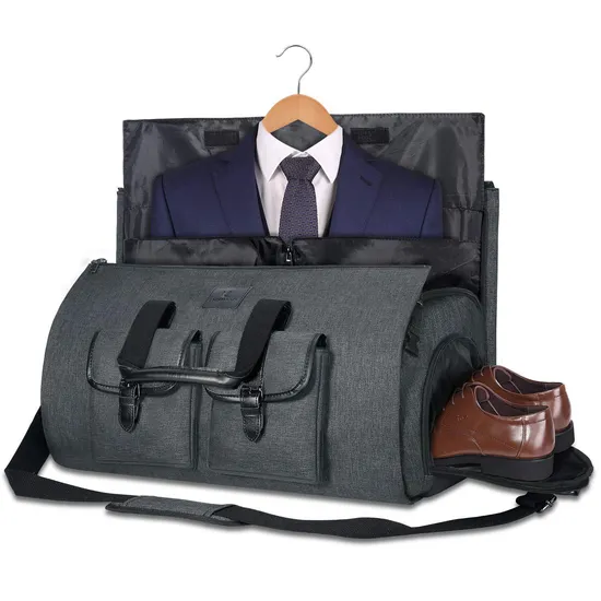 Luggage Bag Business Travel Suit Bag Mens Waterproof Handheld Crossbody Foldable Travel Bag