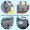 Cartoon Printed Pattern Waterproof Baby Urinary Pad Baby Stroller Hanging Bag Portable Diaper Bag