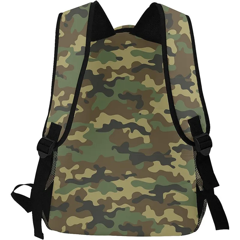 Tactical Camouflage Style Training Backpack College Students Dormitory Backpack