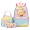 Butter Bear Student Children′s Backpack Handbag Bento Bag Pencil Case 3-Piece Set