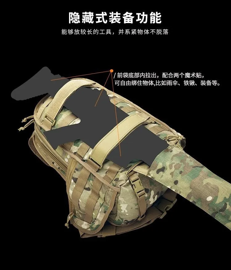 Camping Mountaineering Sports Outdoor Tactical Backpack Camouflage Backpack