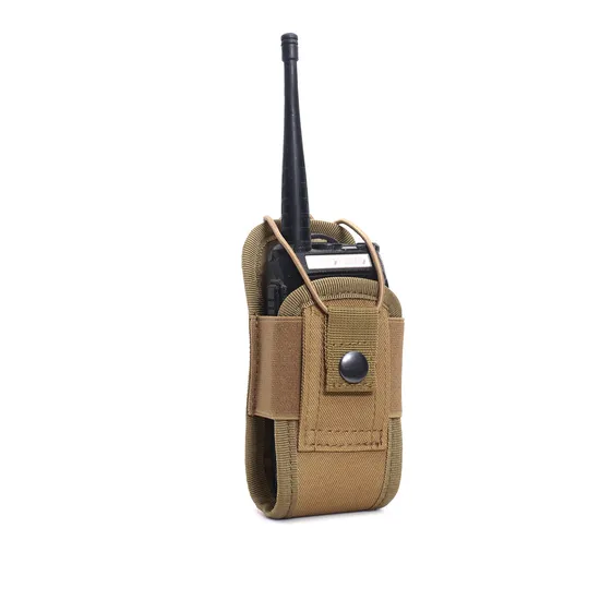 Outdoor Camouflage Walkie Talkie Bag Molle Tactical Accessory Bag