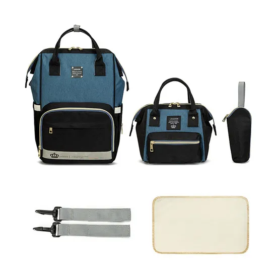 Mommy Bag Multi Functional Large Capacity Handbag Three Piece Set Mother Bag