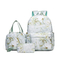 New Oxford Cloth Backpack Student Large Capacity Three Piece Set Printed Campus Backpack for Women