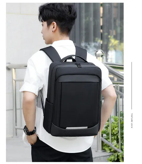Men Fashion Business Backpack Large Capacity 16 Inch Computer Backpack