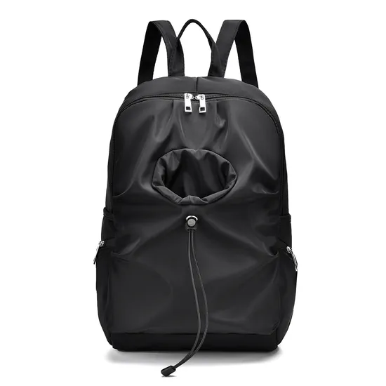 Men′s Leather Film Waterproof Material Leisure Business Backpack