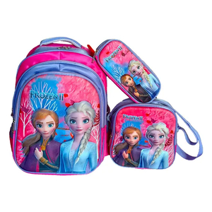 Wholesale of 3-Piece Primary School Backpacks 16 Inch Backpack Stationery Boxes Lunch Bag