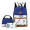 New Casual Backpack Three Piece Set with Large Capacity Student Backpack