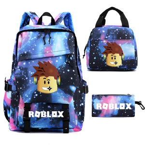 Game Men′s and Women′s Student Backpacks Lunch Bags Pen Bags Three Piece Set