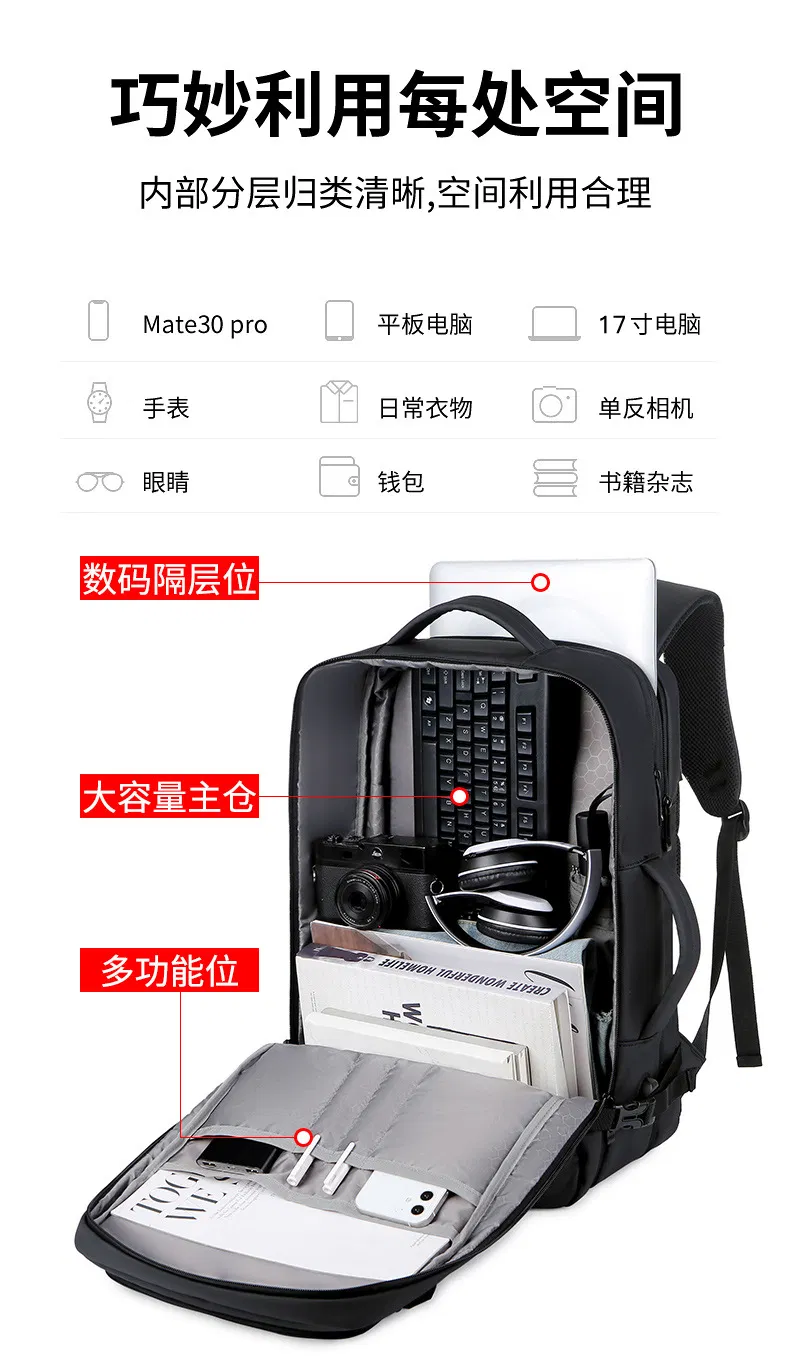 New Large Capacity Computer Backpack Multifunctional Business Backpack
