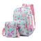New Three Piece Backpack Sweet and Cute Leisure Travel Backpack Large Capacity Primary Backpack