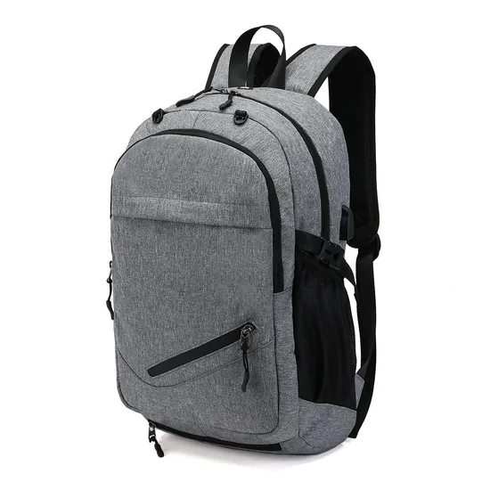 Oxford Cloth Basketball Backpack USB Charging Port Splash Proof 15.6-Inch Computer Backpack