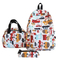 2024 New Printed Children′s Backpack with Large Capacity Three Piece Set for Primary and Secondary School Students