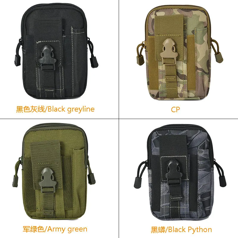 Waist Bag Running Tactics Outdoor Sports Phone Oxford Camo Mountaineering Cycling Waist Bag