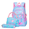 Factory Customized Three Piece Set of Fashionable Printed Backpacks for Students