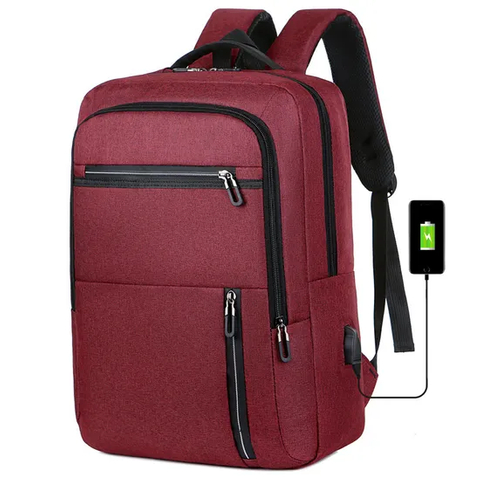Mens Business 15.6-Inch Computer Backpack with Water Splashing Prevention Large Capacity Student Backpack