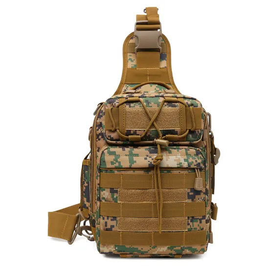 Outdoor Camouflage Shoulder Bag Cycling Chest Bag Multifunctional Cross Bag