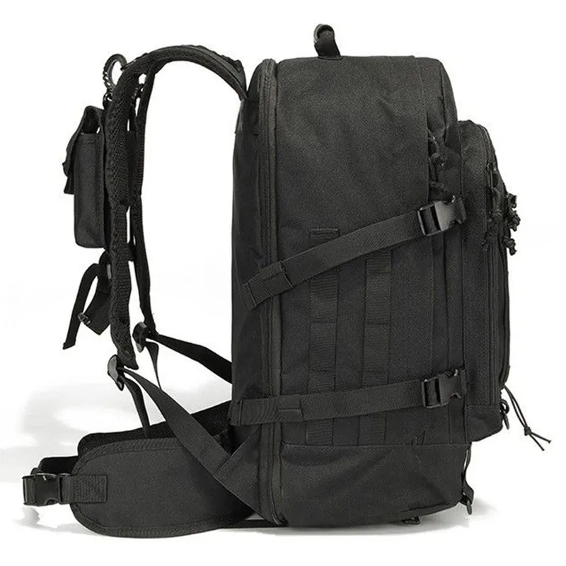 Molle Tactical Backpack 45L Large Capacity Expandable Waterproof and Durable Outdoor Sports Backpack