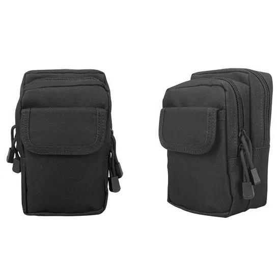 Outdoor Sports Waist Bag Wear-Resistant and Waterproof 5.6-Inch Double-Layer Mobile Phone Bag Molle Tactical Bag