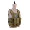 Training Lightweight and Multifunctional Outdoor Camouflage Triple Pocket Tactical Vest with Quick Detachable Vest