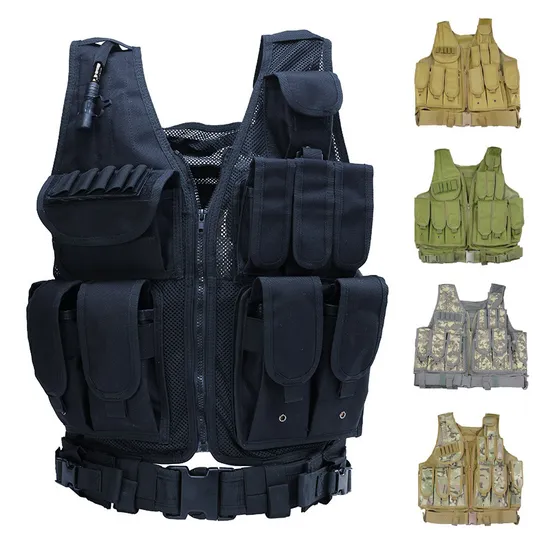 Combat Vest Outdoor Camping Camouflage Tactical Vest Safety Vest