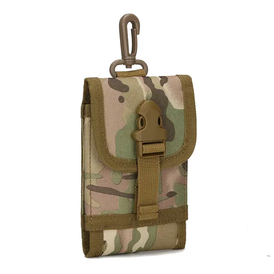 Outdoor Mobile Phone Bag Tactical Camouflage Toolkit Accessories Hanging Bag Molle Bag