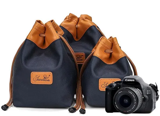 Retro Waterproof SLR Storage Bag with Wear-Resistant Sealing Inside Photography Lens Manufacturer Camera Bags