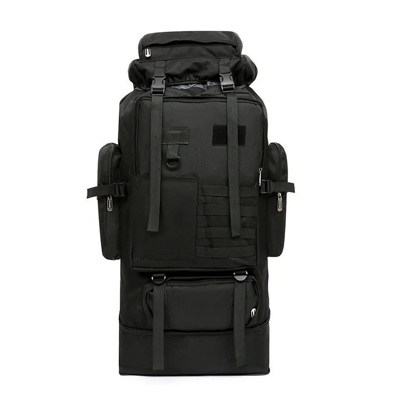 100L Ultra Large Capacity Backpack Outdoor Mountaineering Travel Luggage Camouflage Backpack