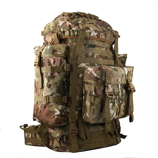 New 80L Outdoor Tactical Backpack Heavy Camo Mountaineering Tourism Backpack