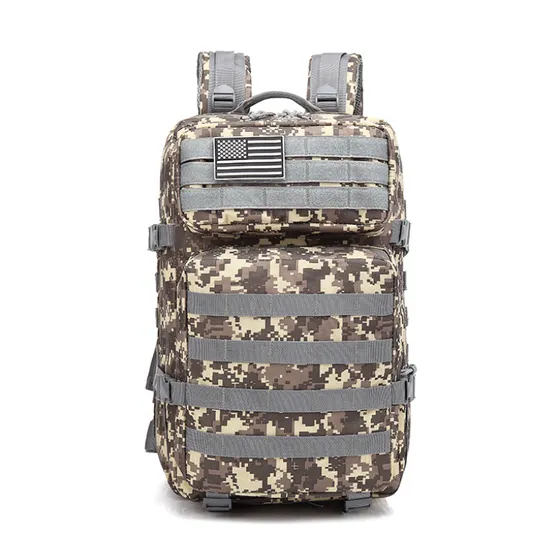 Men′s Outdoor Sports 3D Bag Wilderness Camping Outdoor Mountaineering Camo Tactical Backpack