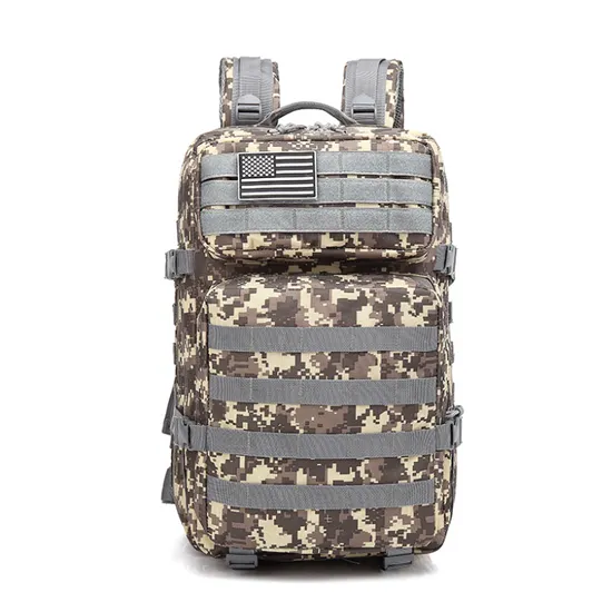 Men′s Outdoor Sports 3D Bag Wilderness Camping Outdoor Mountaineering Camo Tactical Backpack