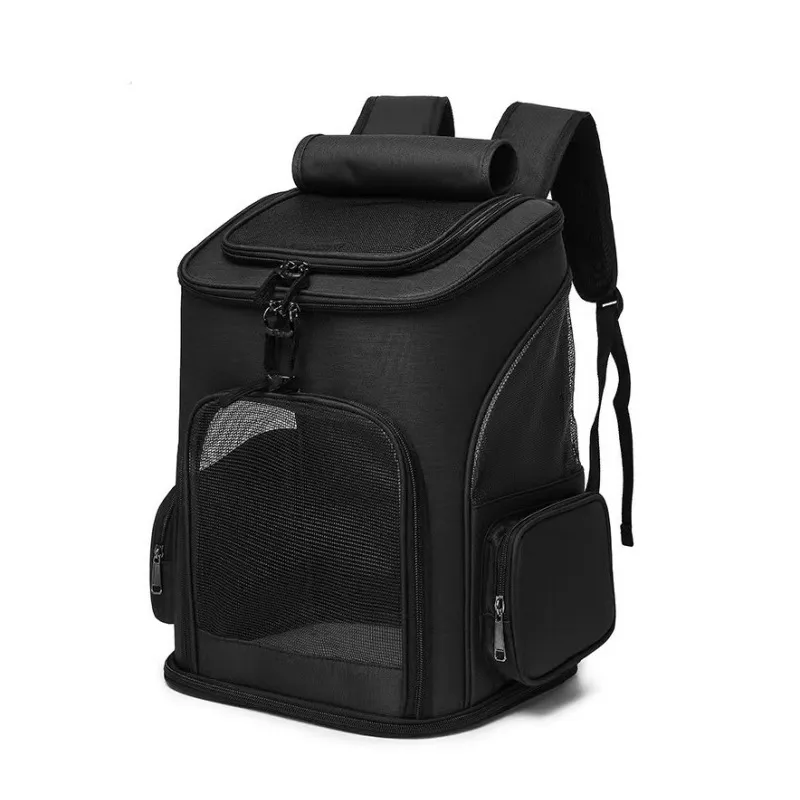 Custom Logo Pet Bag Carrier Foldable Carrying Portable Mesh Carrier Pet Bag Backpack