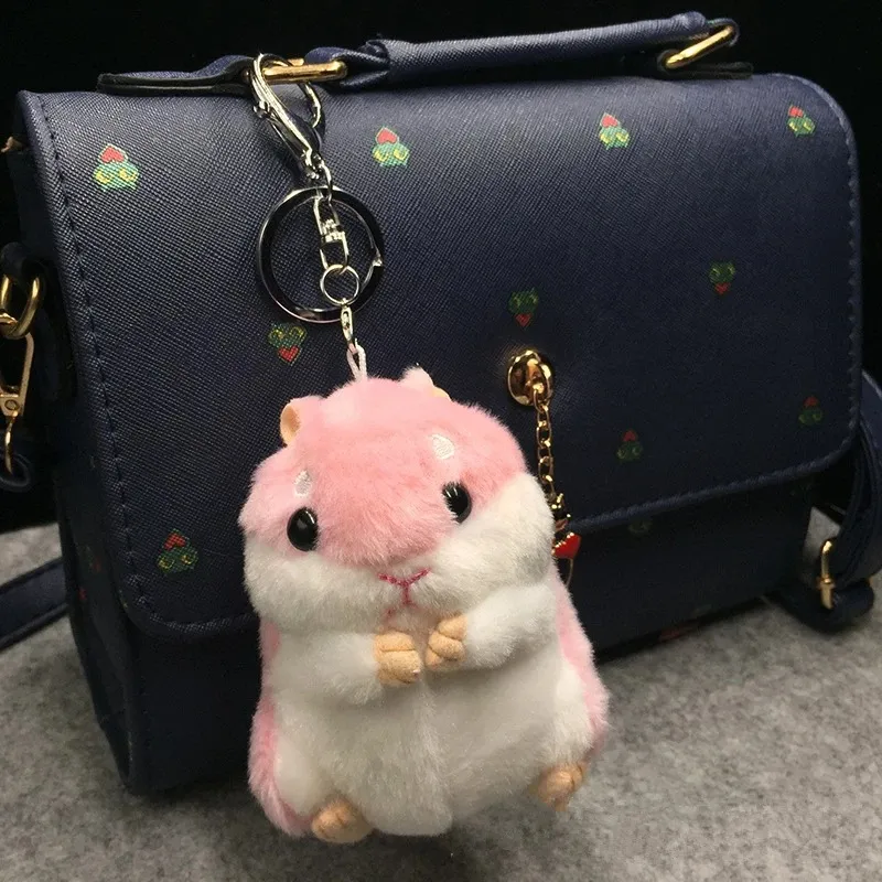 Custom Small Pop Kawaii Hamster Plush Keychain Key Chain