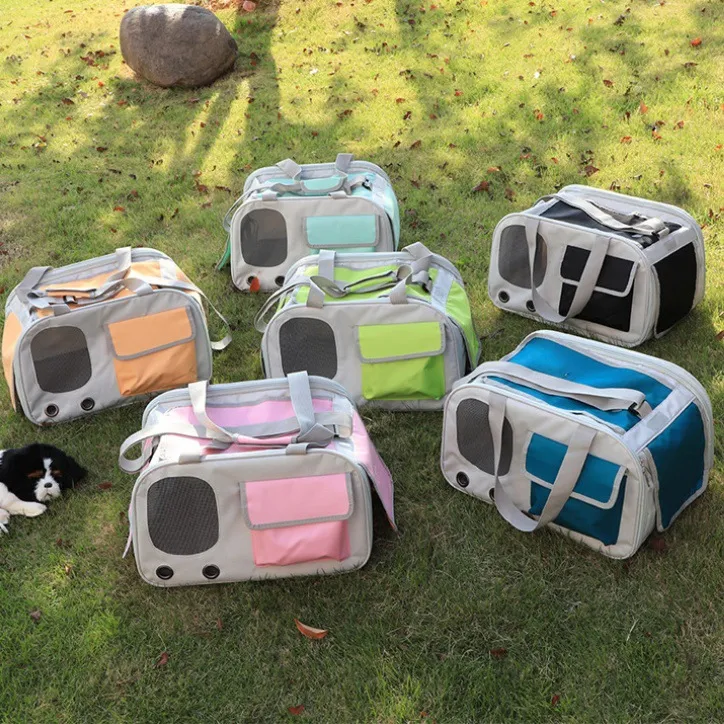 Travel Portable Durable Comfortable Pet Carrier Breathable Messenger Small Pet Shoulder Bag for Dogs and Cats