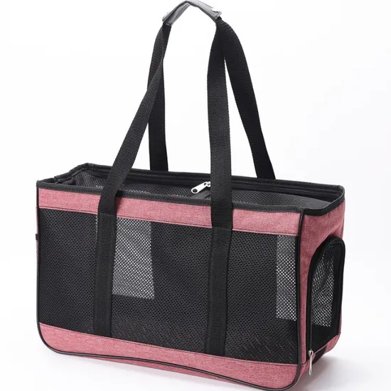 Cheap Medium Large Safety Zippers Foldable Crossbody Airline Approved Pet Cat Dog Carrier Travel Bag
