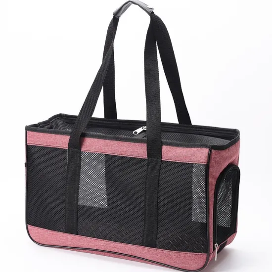 Cheap Medium Large Safety Zippers Foldable Crossbody Airline Approved Pet Cat Dog Carrier Travel Bag