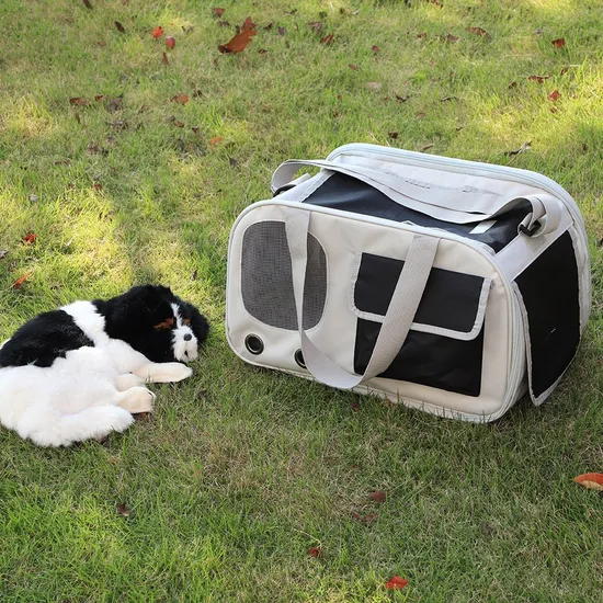 Travel Portable Durable Comfortable Pet Carrier Breathable Messenger Small Pet Shoulder Bag for Dogs and Cats