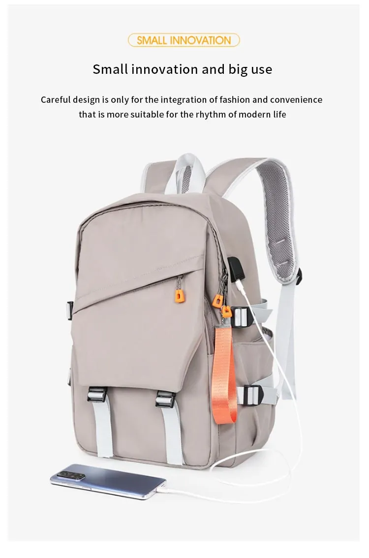 New Men&prime;s Business Girls Leisure Travel Bags Student School Computer Laptop Backpack