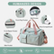 Outdoor Sports Waterproof Custom Print Large Capacity Duffel Bag with Shoe Compartment Custom Gym Bag