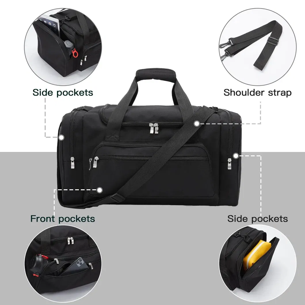 Custom Print Logo Travel Bag Outdoor Sports Waterproof Duffel Oxford Gym Bags