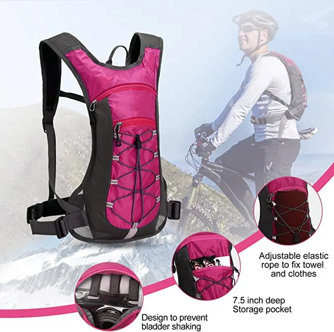 Factory Custom Lightweight Design Hydration Backpack with Water Bladder Bag