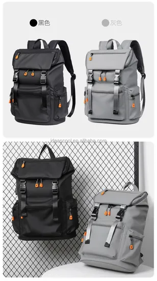 Men′s Backpack Business Casual Large Capacity Travel Bag Computer Backpack School Student Schoolbag