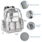 Custom Stylish Holographic School Bag Outdoor Waterproof Clear Transparent PVC Student Backpack