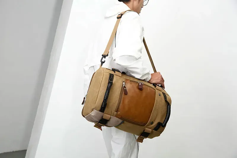 Factory Custom Canvas Bag Hot Sale Hiking Backpack 60L OEM Muntain Backpack