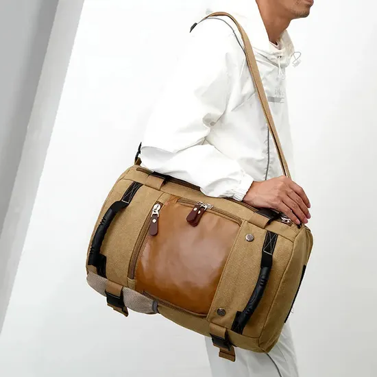 Factory Custom Canvas Bag Hot Sale Hiking Backpack 60L OEM Muntain Backpack